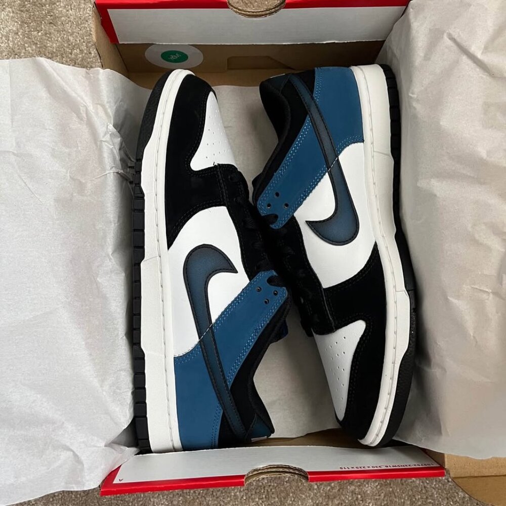Nike Dunk Low Retro Sneakers Mens 11 Industrial Blue Shoes New Style FD6923-100